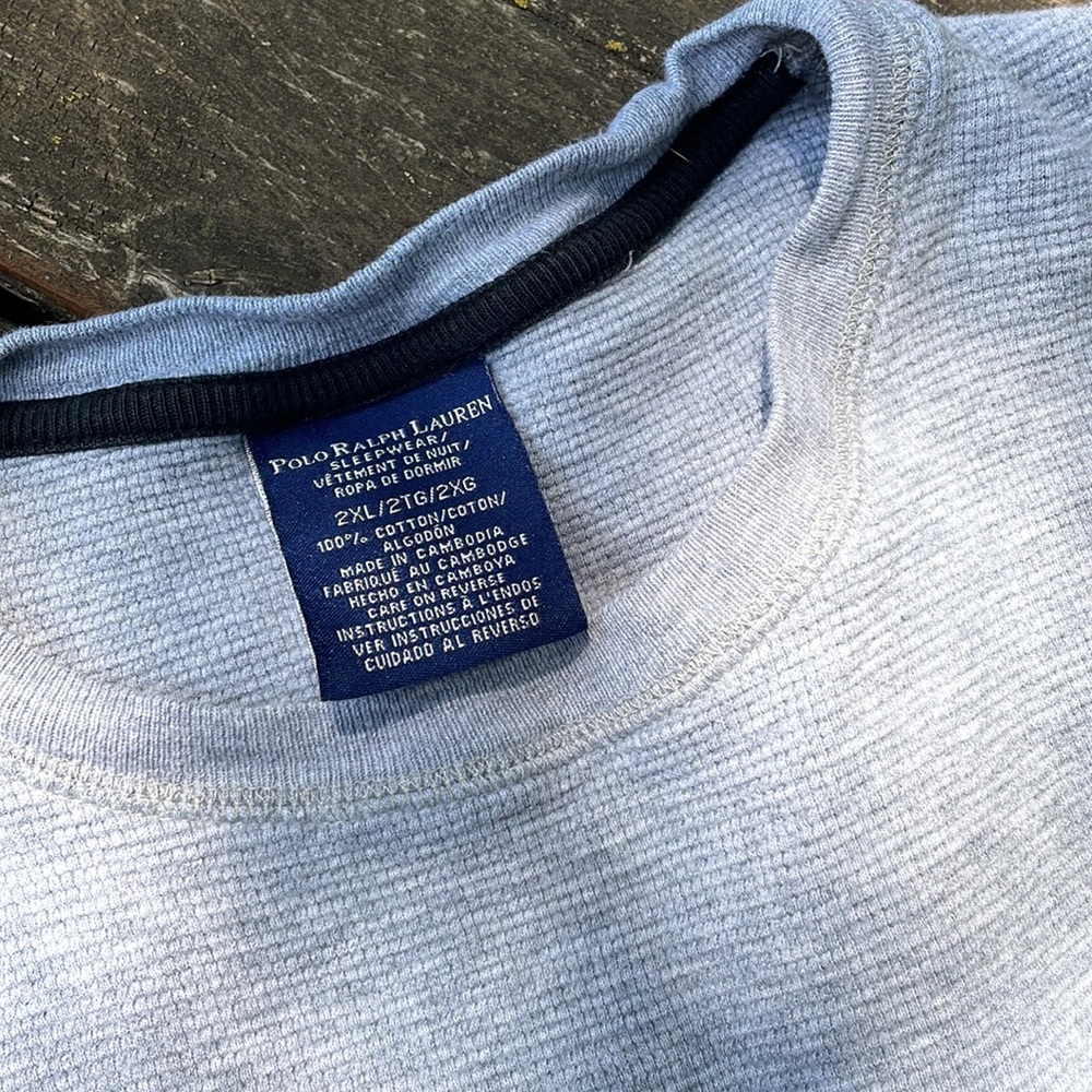 Vintage Polo Waffle Shirt - Picture 3 of 3